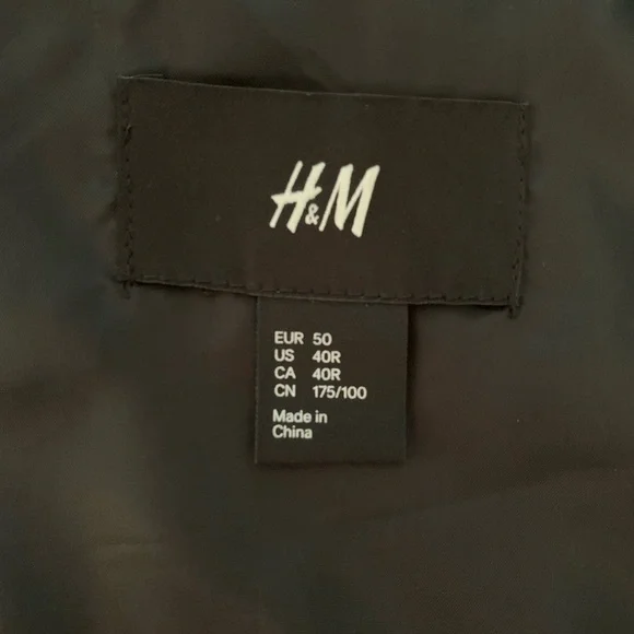 Navy, black, and white pinstripe vest - Picture 4 of 4